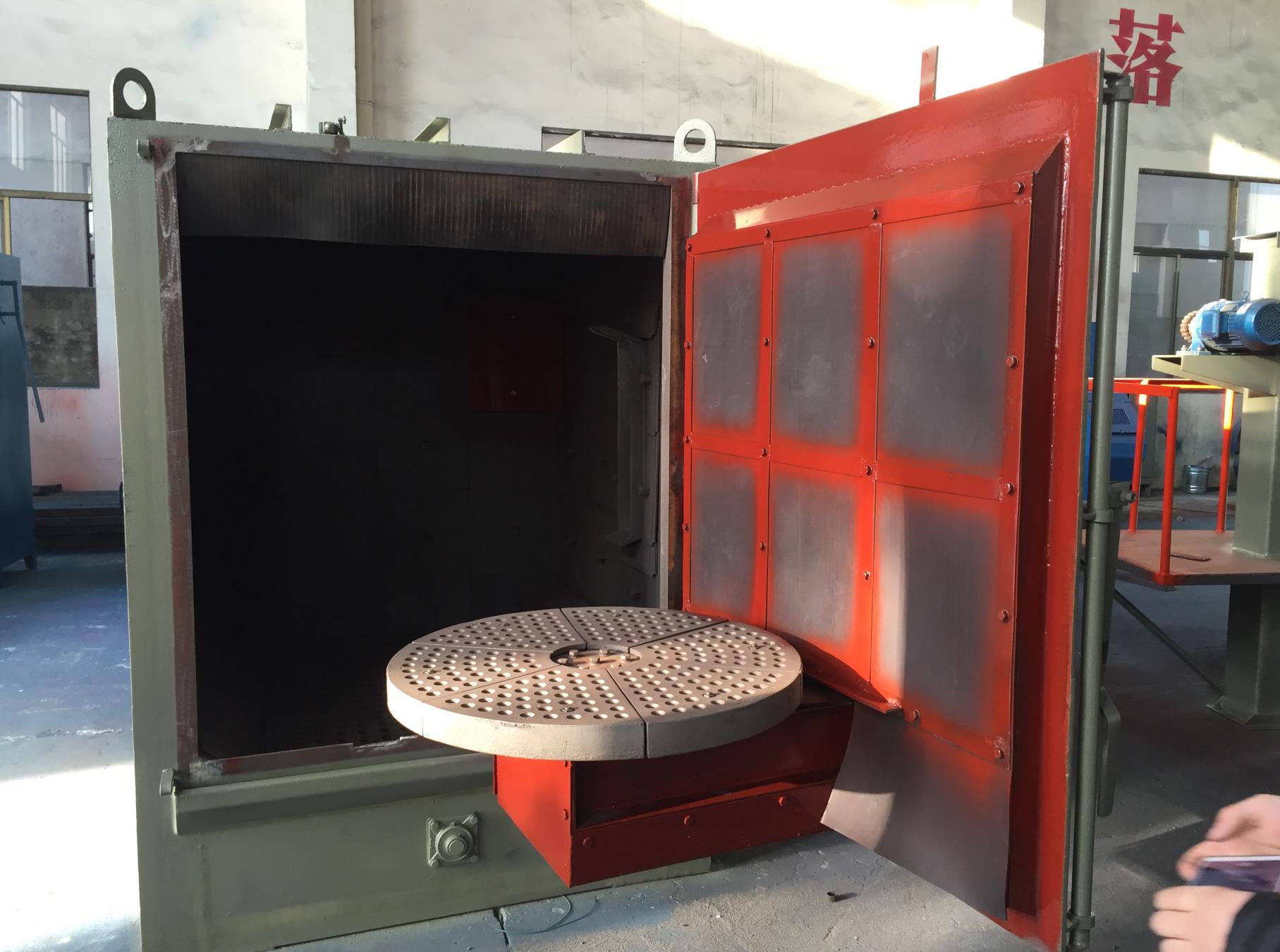 江蘇拋丸機除銹設備 吊鉤式拋丸機的內部結構由什么組成的?