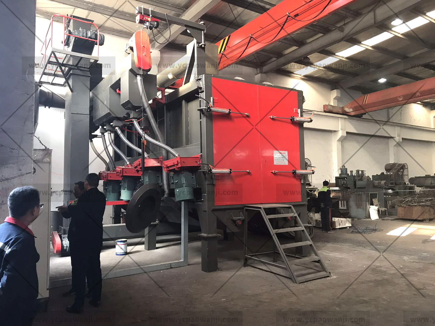 江蘇拋丸機除銹設(shè)備 拋丸機清理室體的除塵風量如何計算的?拋丸機廠家來教你技巧!