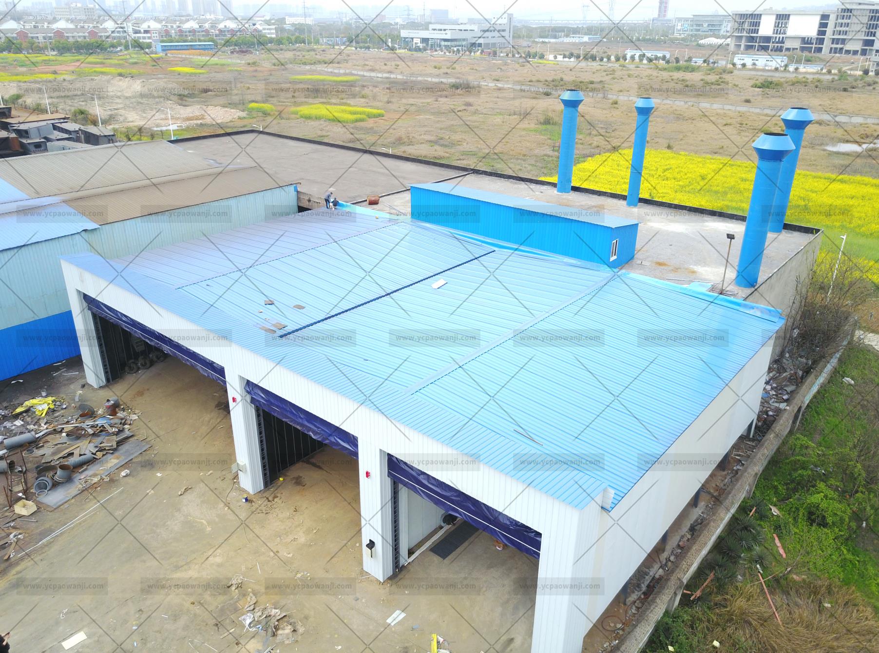 江蘇拋丸機除銹設備 1 噴砂房 1